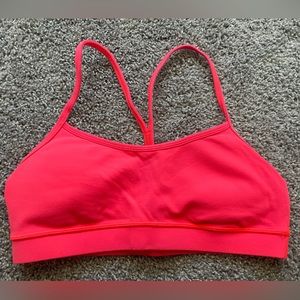 Neon Lululemon Power Y sports bra - size 10